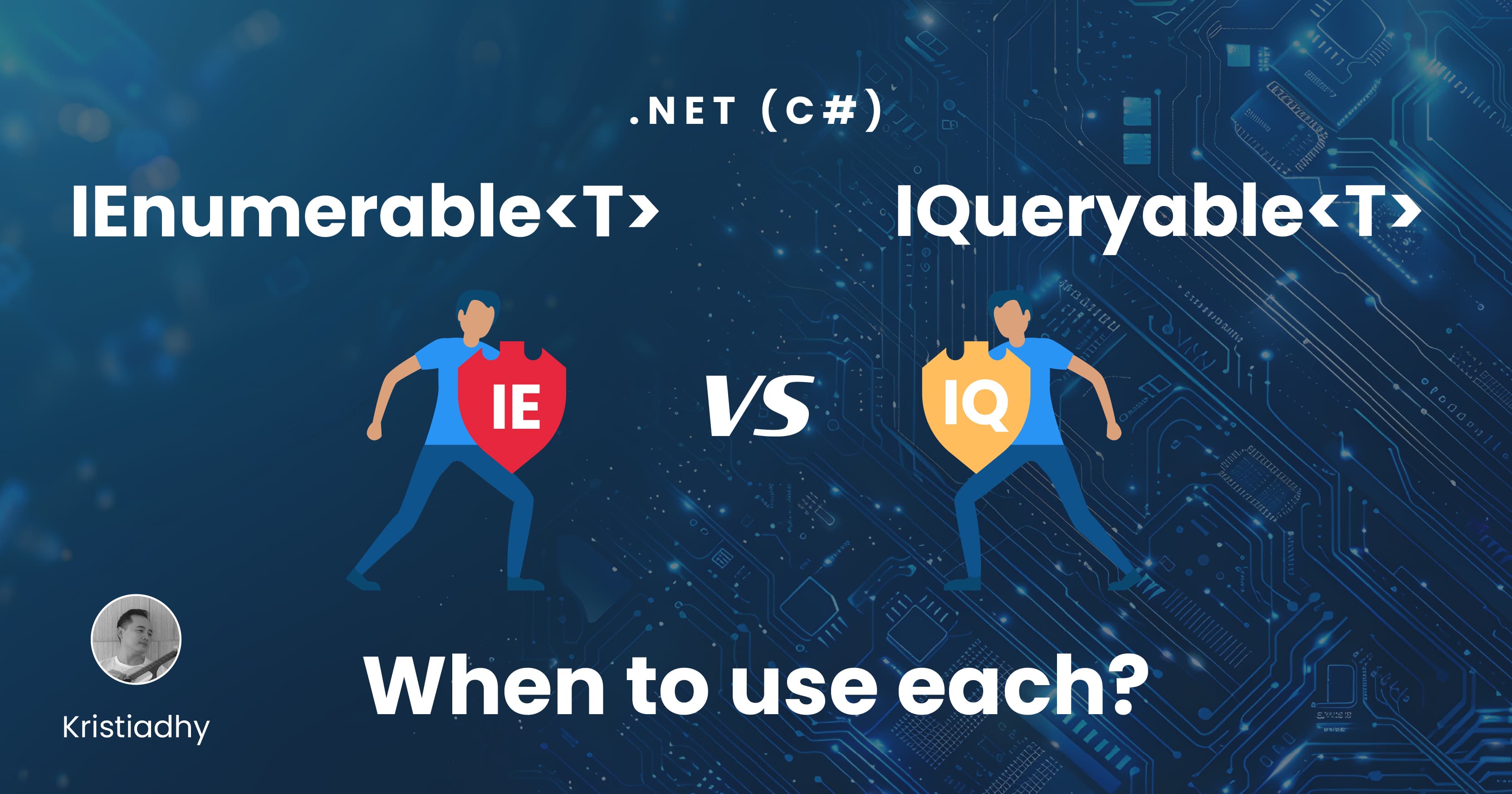 IEnumerable<T> vs IQueryable<T>:
When to use each